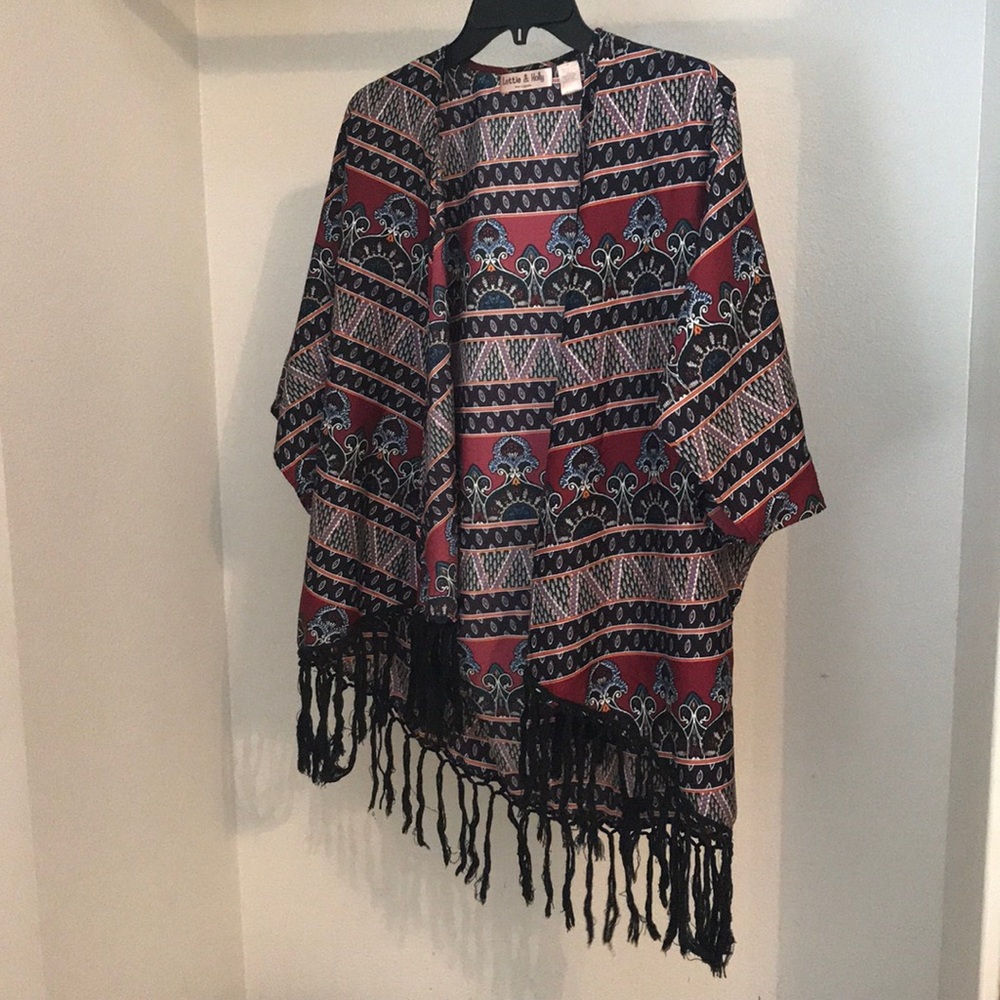 Patterned kimono